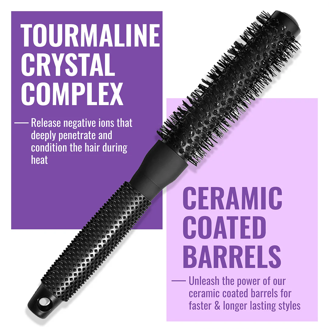 Full Case ER25 Ionic Ceramic Round Brush - Image 3