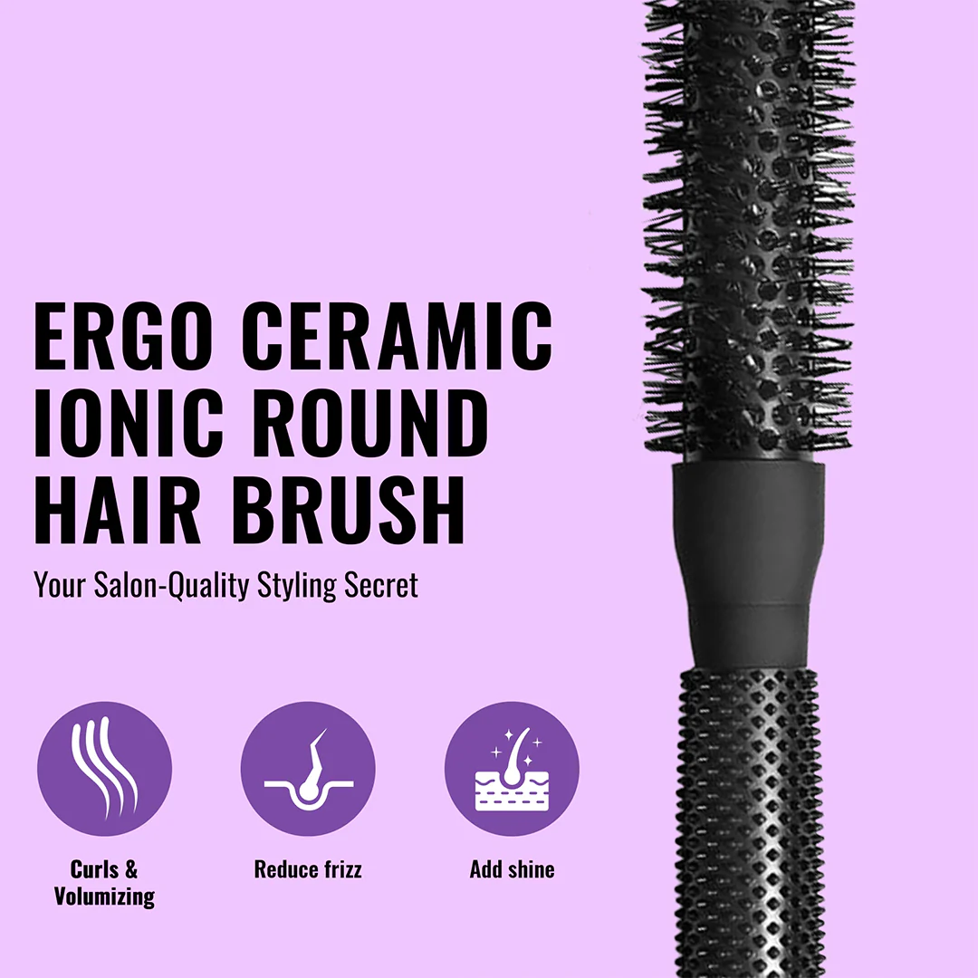 Full Case ER25 Ionic Ceramic Round Brush - Image 5