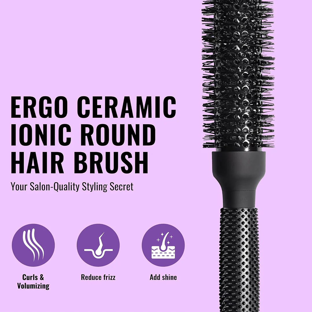 Full Case ER33 Ionic Ceramic Round Brush - Image 5